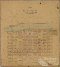 Plan of Rockhampton, 1858