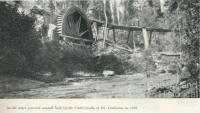 An old water powered sawmill at Mount Tamborine, 1958