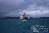 Pearling luggers, Thursday Island, 1959