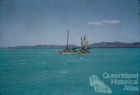 Pearling luggers, Thursday Island, 1959