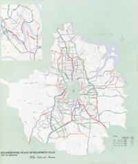 Development plan Brisbane roads, 1965