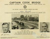 Walk on the Captain Cook Bridge, 1973