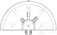 Radial prison design, 1880s