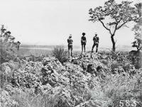 Native Police looking over country, 1860s