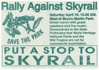 Rally against Skyrail, 1994