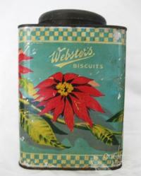 Webster's Biscuits tin