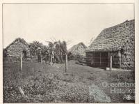 South Sea Islander huts, Childers, 1904