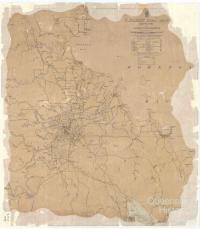 Cyclists’ Road Map of Brisbane and Surrounding Districts, 1896, Sheet 1 and 2