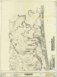 Farnborough (Iwasaki) resort, surge and flood levels, 1976, sheet 1