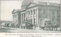 Horse-drawn Red Cross consignment, 1916