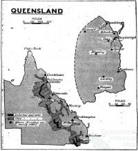 Major settlements of Scandinavians in 19th century Queensland