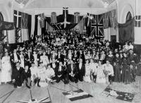 Scandinavian masquerade ball, South Brisbane Town Hall, c1906