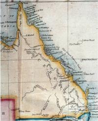 Edward Stanford's map of Queensland, 1861