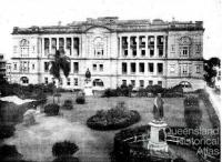 Ryan and Queen Victoria statues, Queens Gardens, 1934