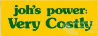 Joh’s power: very costly, c1978