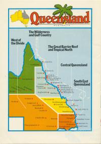 Queensland, tourism regions, c1990