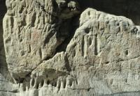 Aboriginal rock art, Carnarvon Gorge, 1980