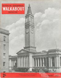 Walkabout cover, August 1957