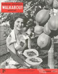 Walkabout cover, November 1957