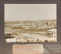 View from Wickham Terrace towards Adelaide Street, 1876