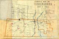 Paddock map of Tinnenburra, 1924