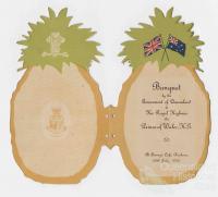 Pineapple invitation, 1920