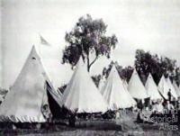 Shearer’s strike camp at Barcaldine, 1891