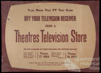 Television test viewing card