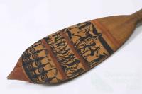 Solomon Island canoe paddle, 1884