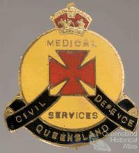 Civil Defence badge, Medical Services