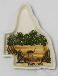 Karumba souvenir dish, 1950s