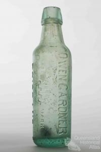 Owen Gardner, Lamonts, glass bottle