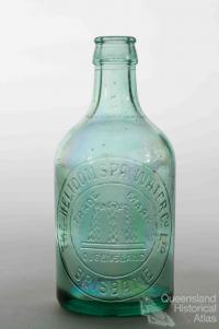 Glass bottle, Helidon Spa