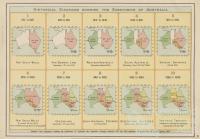 Historical diagrams showing the subdivision of Australia, 1904