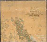 Southern portion of Queensland showing surveyed runs, 1872