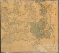 Southern portion of Queensland showing surveyed runs, 1872