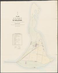 Plan of the island of St Helena, HM Penal Establishment, Queensland, 1887