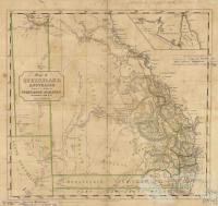 Pugh's Book Almanac, map of Queensland, 1862