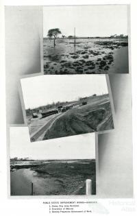 Sandgate land reclamation, 1937