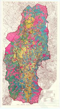 Darling Downs land use map, 1952