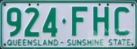 Queensland licence plates, c2001-02