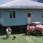 Moving the laboratory at the Pioneer Mill, Brandon, 1965