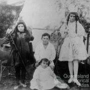 Paradise children in fancy dress, c1891