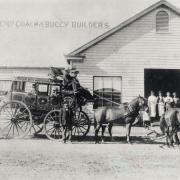 Cobb & Co coachworks, Charleville, 1900