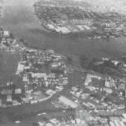 The Brisbane River and Breakfast Creek, 1974