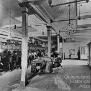 Interior of Brisbane Central Telephone Exchange, Brisbane, 1903