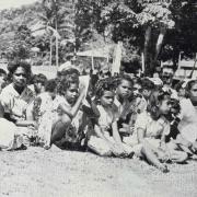 Girls from Yarrabah Aboriginal Reserve, Mulgrave Shire, 1954