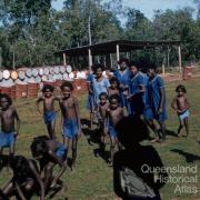 Children and older girls, Weipa, 1958