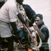 Pearl divers, Thursday Island, 1958