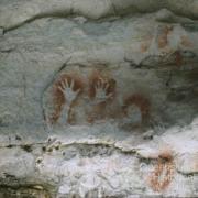 Aboriginal art, Carnarvon Gorge, 1979